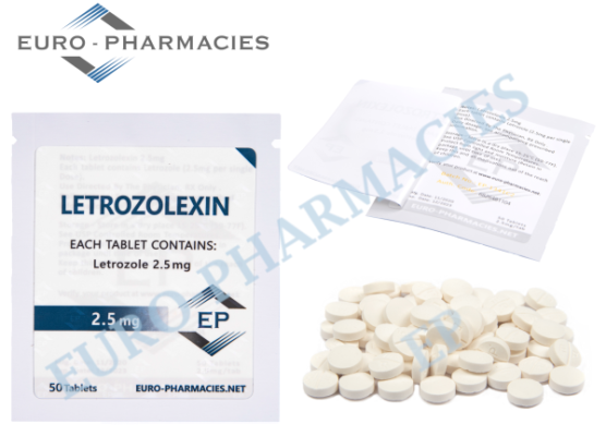 Euro Pharmacies Letrozolexin (Letrozole)- 2.5 mg/tab – 50 tab/bag