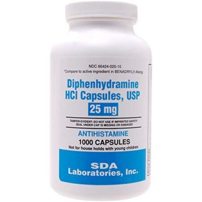 Diphenhydramine 25mg