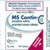 MsContin 100 mg