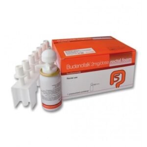 Budesonide rectal foam and enemas
